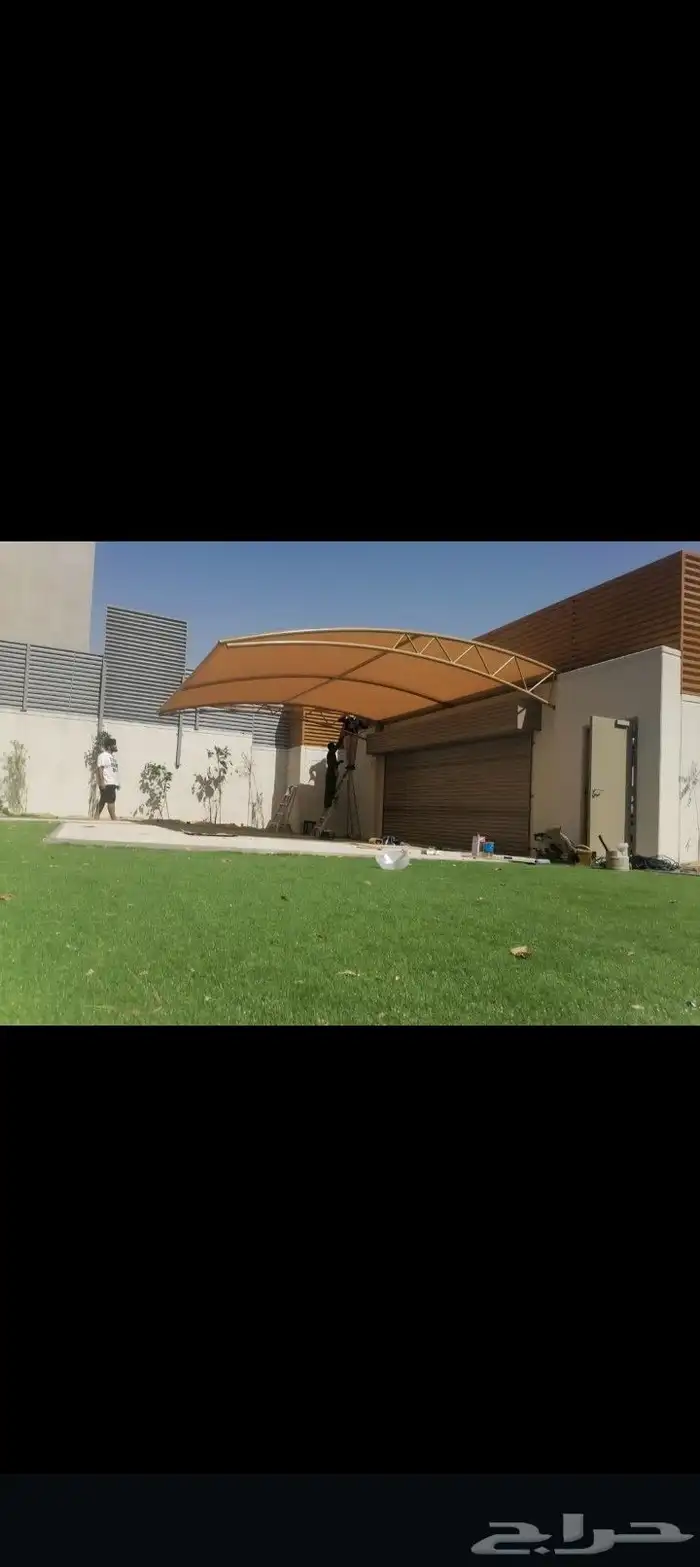 هناجر مستودعات مظلات سواتر برجولات 2