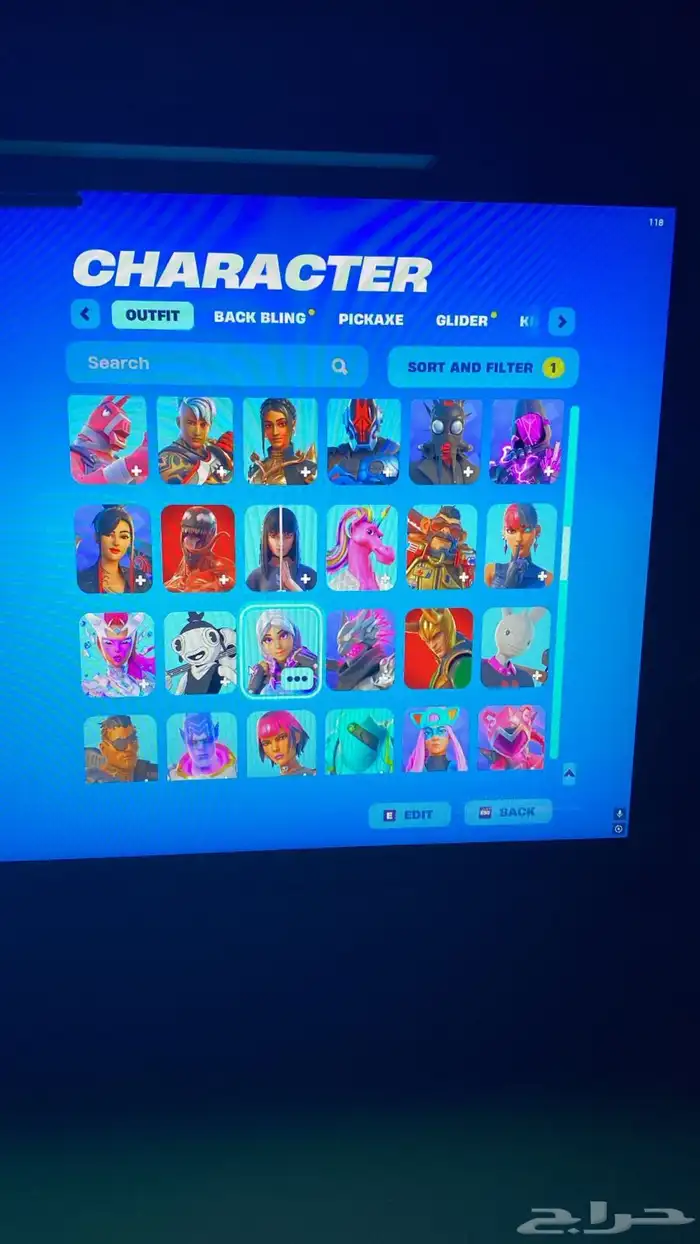 حساب فورت شبه نادر للبيع او البدل 5