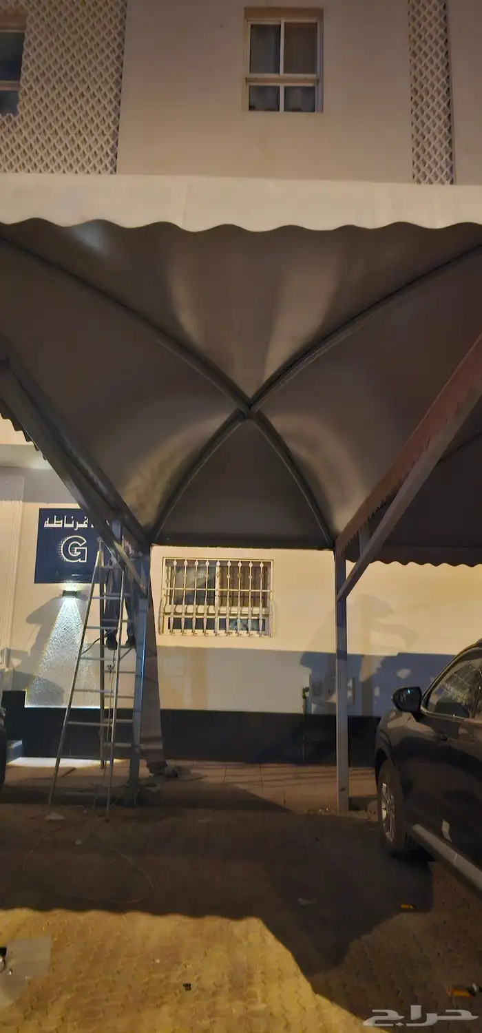 مظلات السيارات  جميع أعمال الحدادة وإلالمنيوم 10