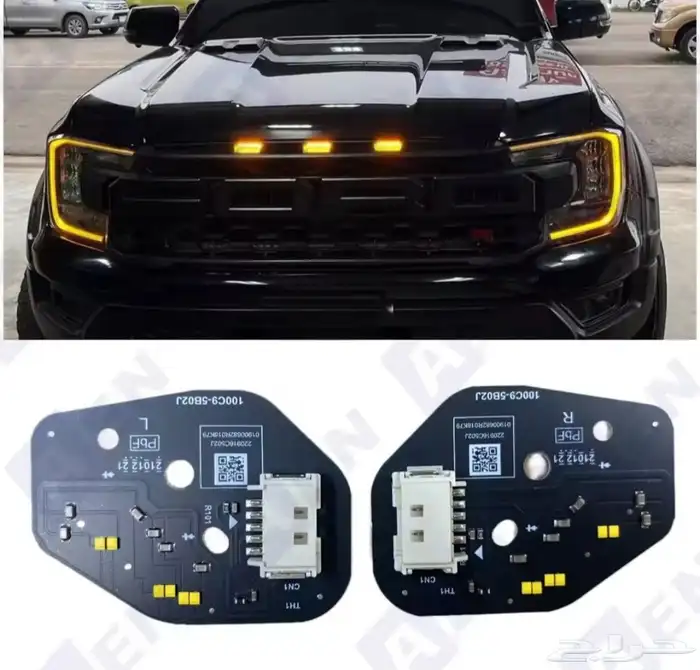 فوارد رنجر2023 2025 تغيير لمبات اليد من ابيض لبتقلي 1