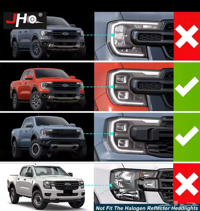 فوارد رنجر2023 2025 تغيير لمبات اليد من ابيض لبتقلي 4