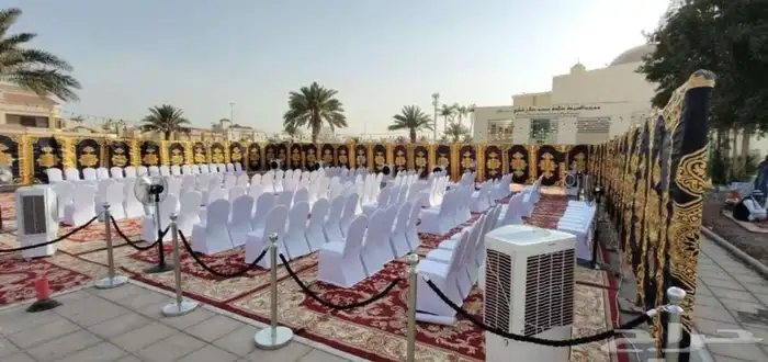 تاجير كراسي عزاء والمفارش بأرخص الاسعار احلى الخصومات 0