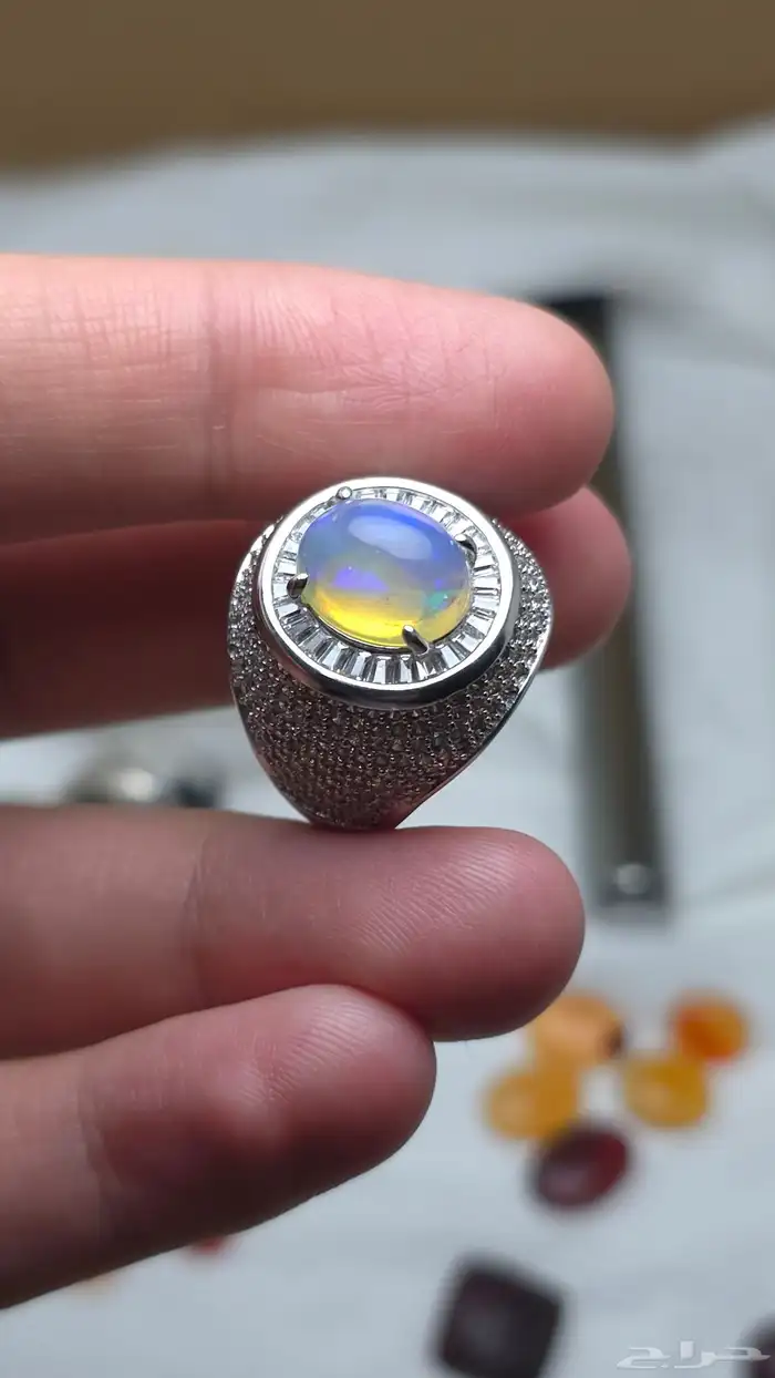 خاتم أوبال وصياغة أنيقه 0
