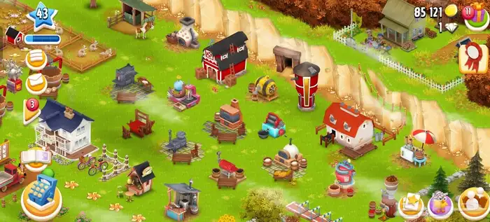 حساب لعبة hay day 1