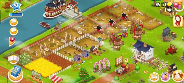 حساب لعبة hay day 2