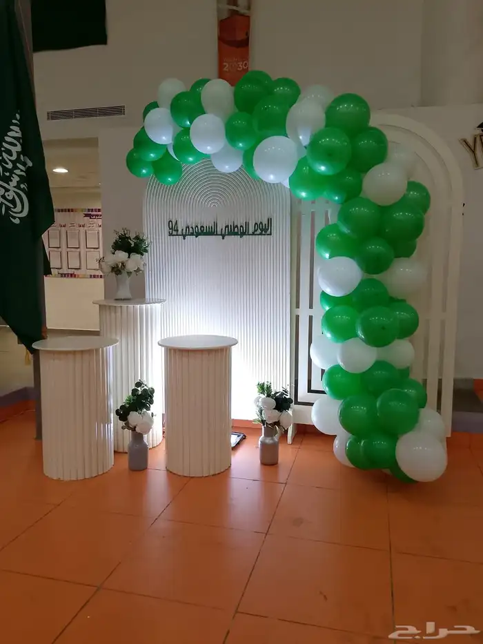 محل حفلات تاجير اقواس بالونات طاولات ملبس جميع انواع الحفلات 8