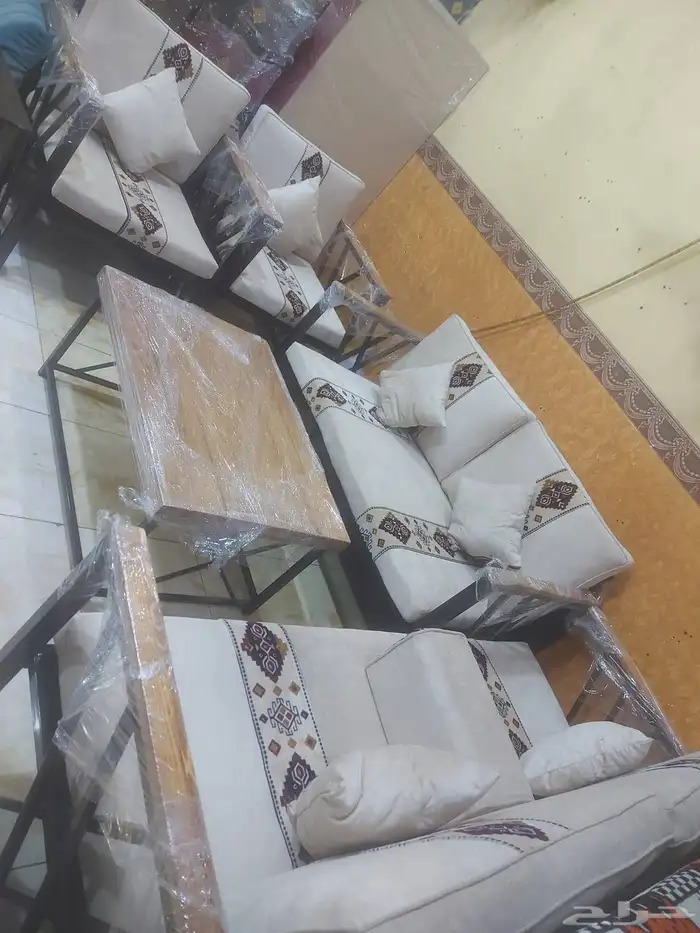 كنب حديد جاهز 7 نفر 9نفر 11نفر كل الوان موجود 2