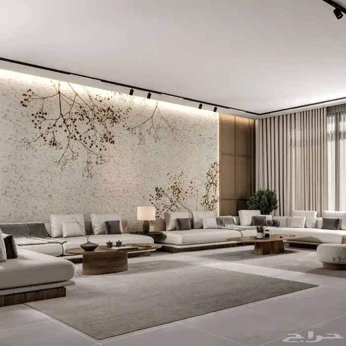 تصميم داخلي احترافي طراز ياباني مودرن 2