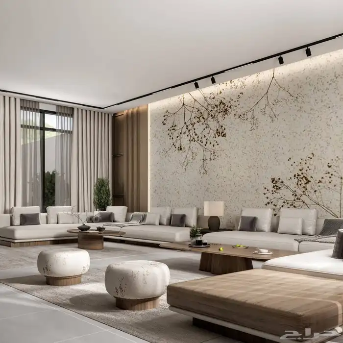 تصميم داخلي احترافي طراز ياباني مودرن 0