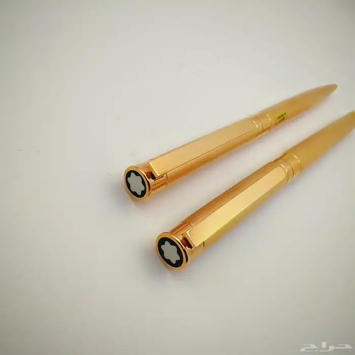 طقم أقلام Montblanc Noblesse Gold Plated فاخر 7