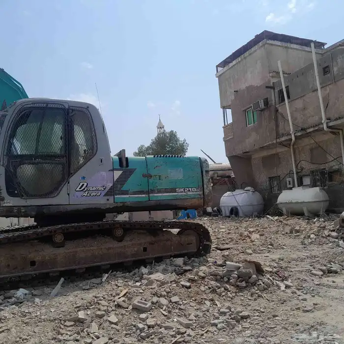 بوكلين هدد اابيوت الشعبيه والعماير وترحيل الدمار 0