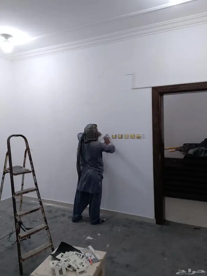 بويا دهان شغل مبلط بناء تليس شغل 1