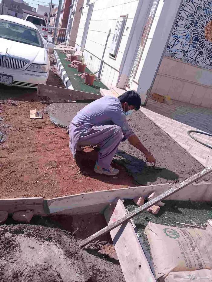 بويا دهان شغل مبلط بناء تليس شغل 2
