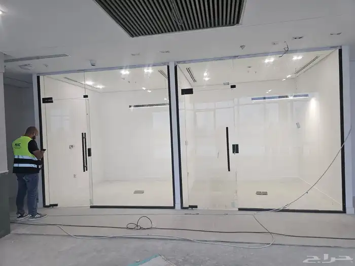 زجاج سكريت واجهات زجاج مكاتب الألمنيوم استيكرات مرايات دربزي 6