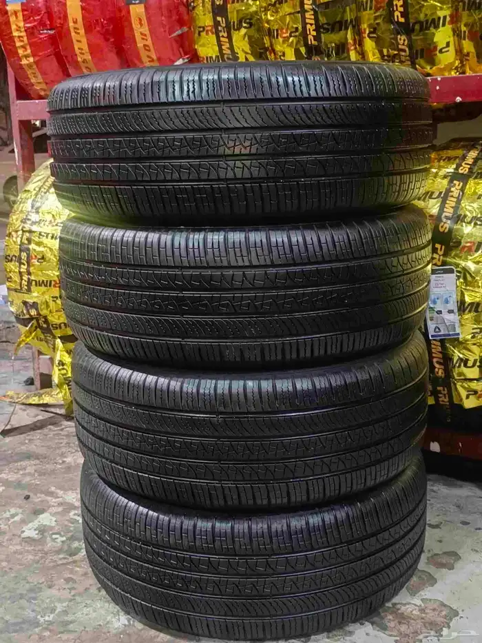 طقم كفرات برلي منزل شبه جديد 245 50 20 3