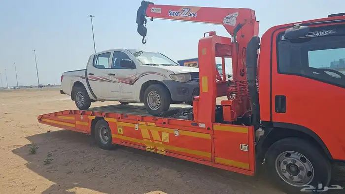 سطحه لنقل السيارات كرين لرفع المعدات 2