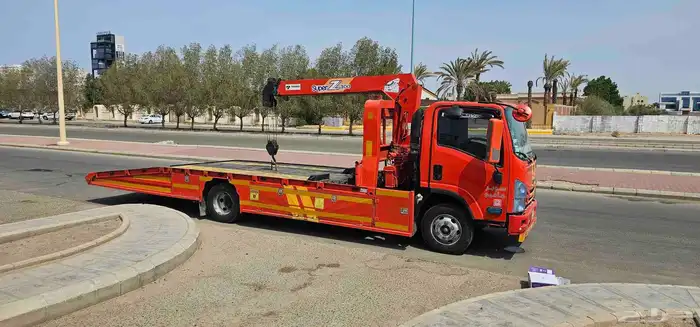 سطحه لنقل السيارات كرين لرفع المعدات 1