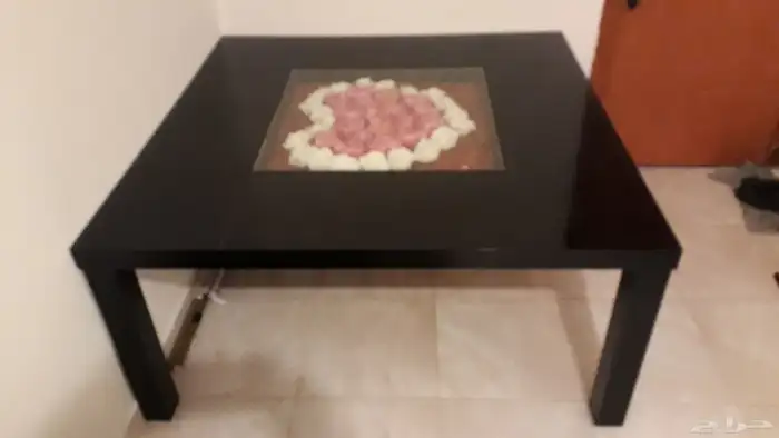 فرن كهرباء جنرال الكتريتك شغال نظيف وطاوله طعام من مفروشات د 3