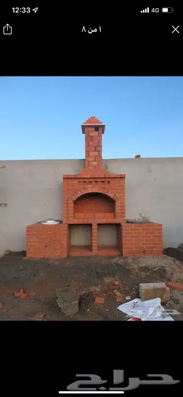 بيت شعر مشب نار قرميد مظلات سياره 18