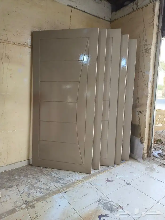 تفصيل ابواب خشب بجميع انواعها 6