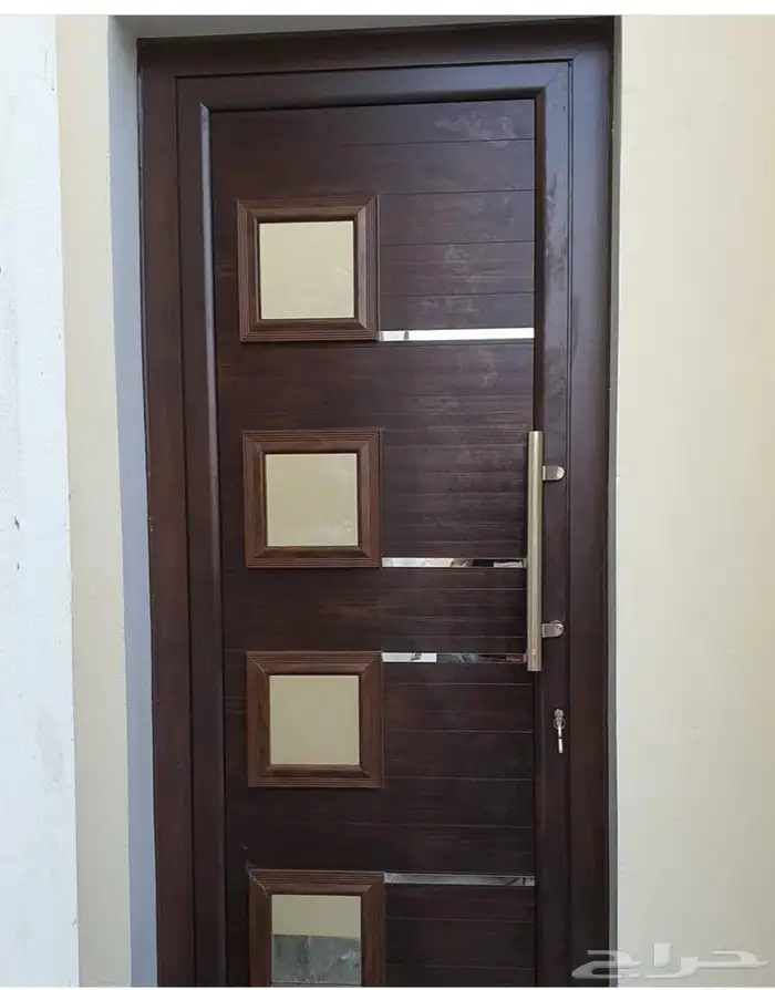 باب دبل زجاج حمام 1