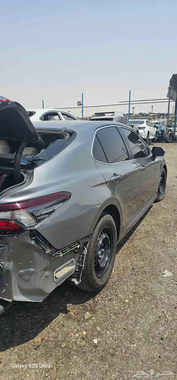 كامري 2022 تشليح قطع غيار مصدوم 1