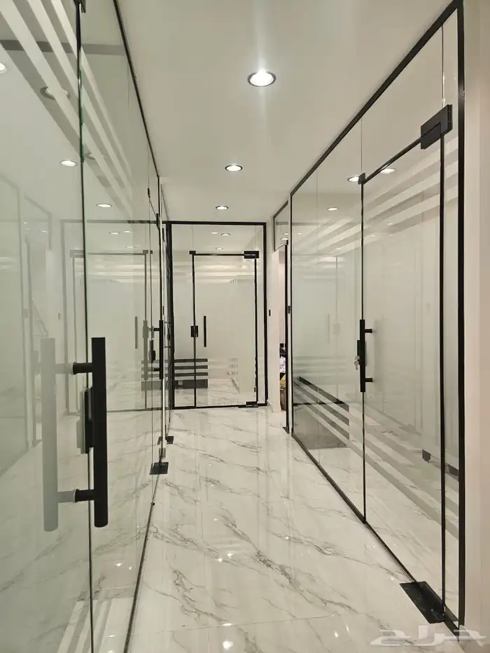 زجاج سكريت واجهات زجاج مكاتب الألمنيوم استيكرات مرايات دربزي 0