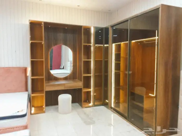 تفصيل خزائن ملابس غرف نوم مجالس وستاير تاثيث كامل 7