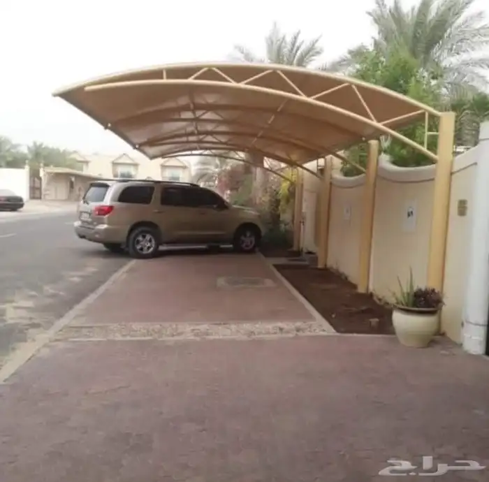 مظلات سيارات جده فك نقل تغيير قماش تركيب مظلات جديد 6