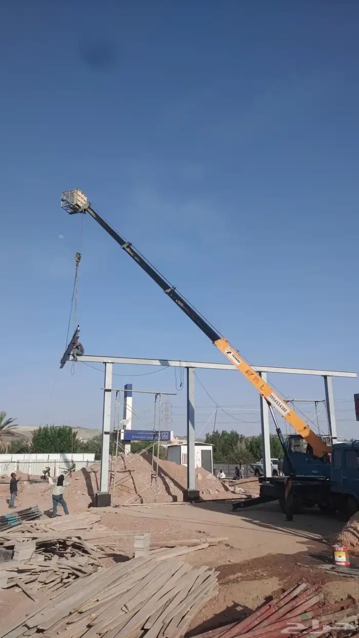 ونشات ايجار معدات ثقيله ونش 7 طن يومي وبساعه كرين صندوق 7