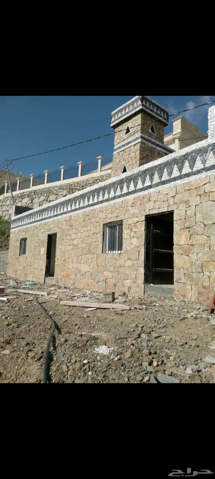 تلبيس جدران ربراب بنيان حجر معده بنيان يد 1