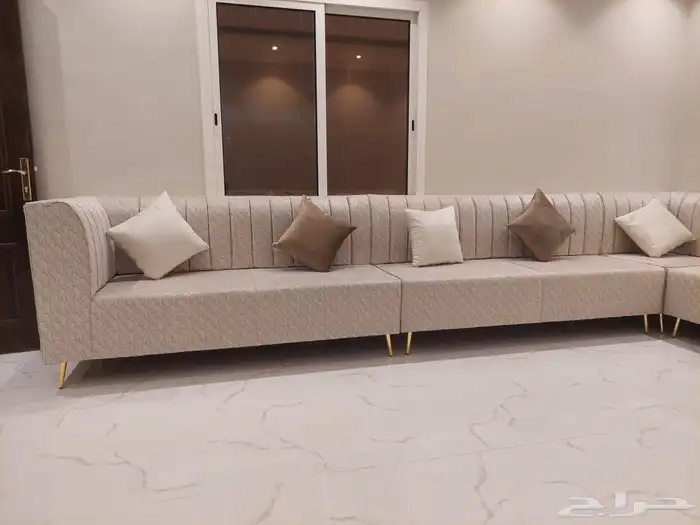 تفصيل و تنجيد كنب جلسه عربي ستاره ويفي وتركيب ستاره دولاب 4