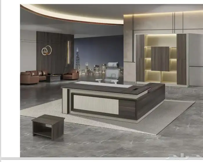modern manager desk set and staff desks 21