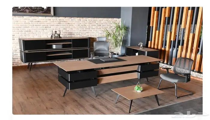 modern manager desk set and staff desks 9