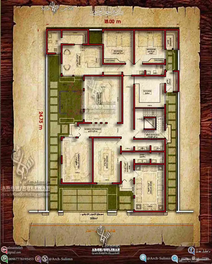 مهندس معماري فريلانسر ..مخططات وواجهات 3d احترافيه 7