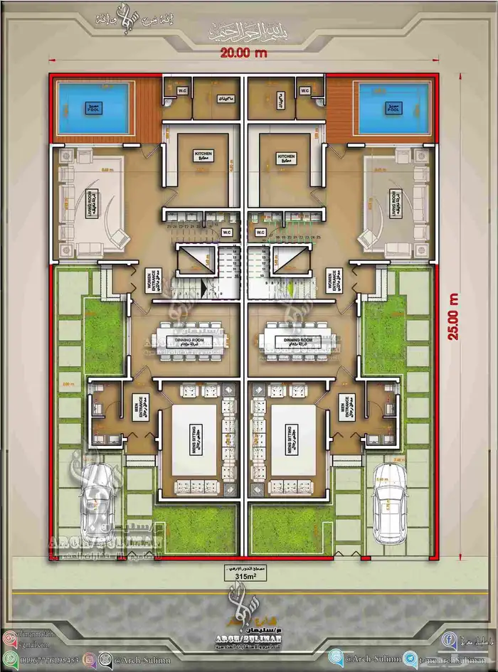 مهندس معماري فريلانسر ..مخططات وواجهات 3d احترافيه 10