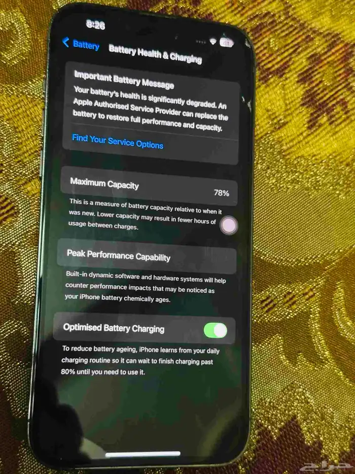 iphone 14 pro max 128gb with box 77 battery health 3