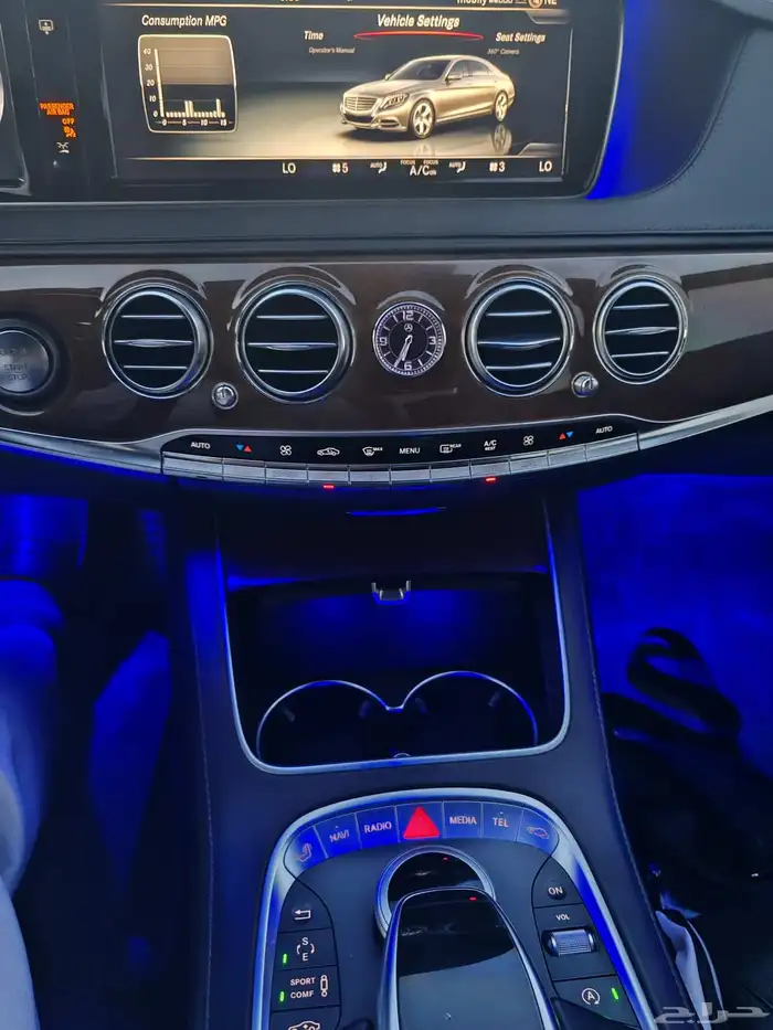 مرسيدس S550 وراد أمريكا 2015 اول مالك 5 ازرار 17
