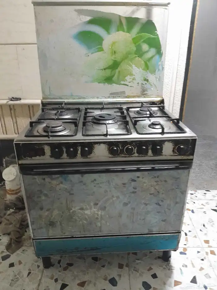 فرن غاز خمس شعلات مع الاسطوانه 0
