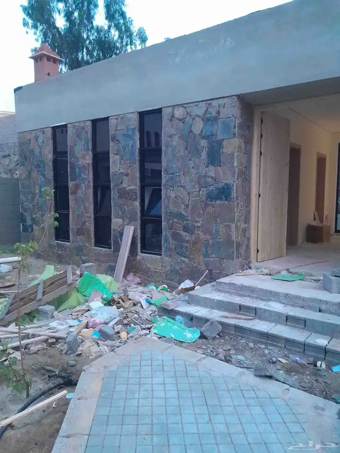 تلبيس الحجر بنواعها ربراب ورص حجر في ابها والخميس 1