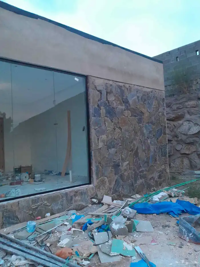 تلبيس الحجر بنواعها ربراب ورص حجر في ابها والخميس 3