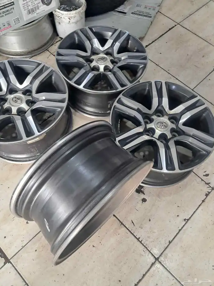 طقم جنوط فورشنر مكحل مقاس 17 اصليه وكاله 3