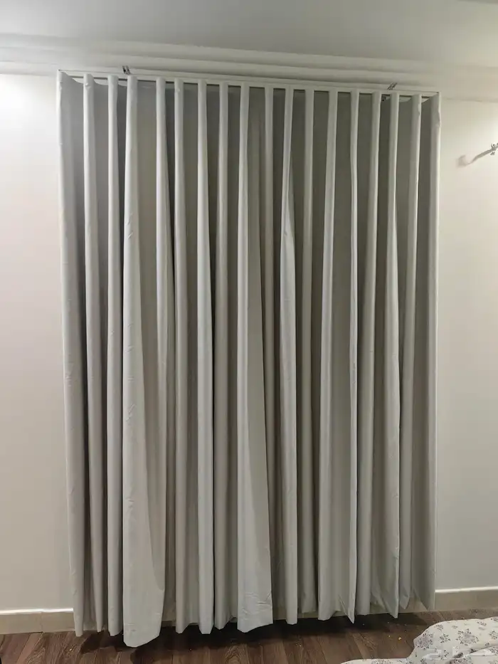 تفصيل ستائر ويفي حسب الطلب بلاك أوت شيفون لنن 2