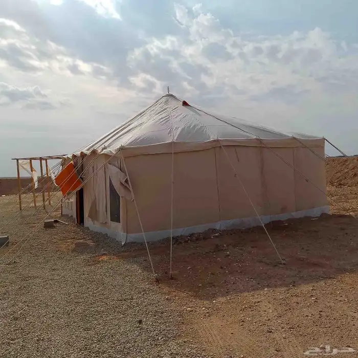 تركيب الخيام وبيوت الشعر بحفر الباطن 3