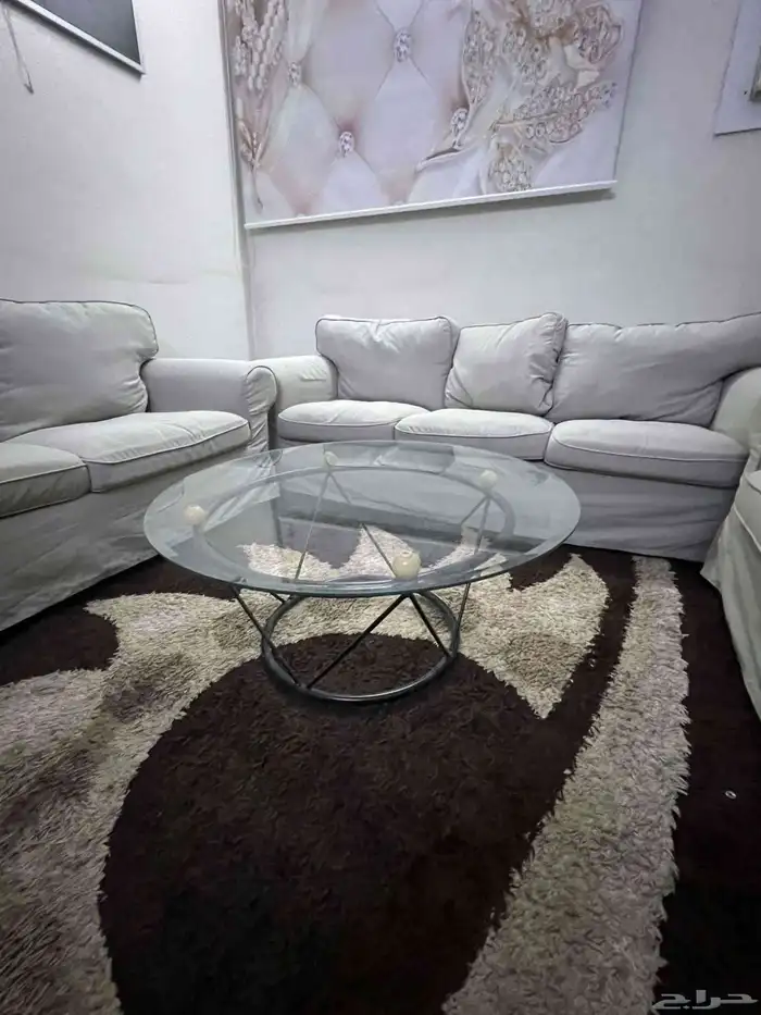 طاوله زجاج علا السوم 1