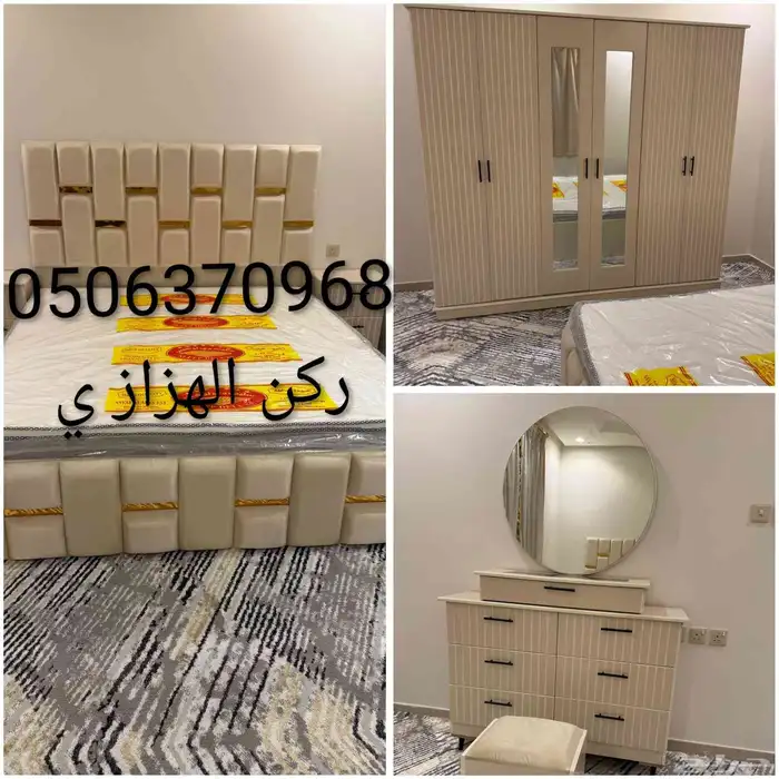 غرف نوم جديده جاهز 6قطع بسعر المصنع 2