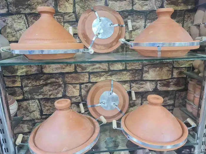 طاجن مغربي ساده ومطلي 6