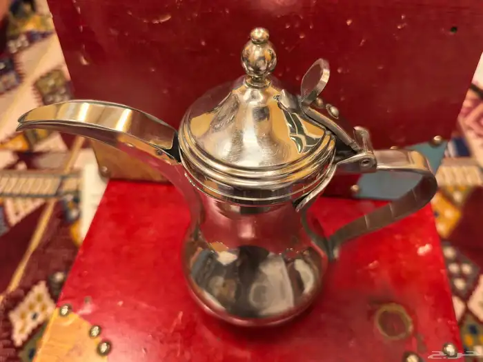 دلة العساف كورية اللون فضي 1