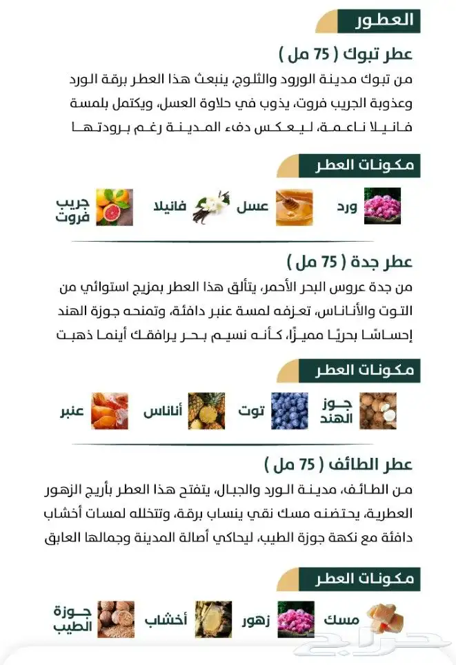 للبيع ثلاث عطور رسيس جديدة مغلفة بطريقة جميلة والسعر مناسب 1