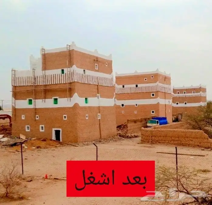 ترميم بيوت طين وبنا احمد ابو عسفاء 7